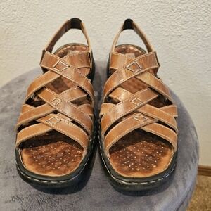 Josef Seibel Air Massage Adrianna Women's Sandal Brandy 71004 43u 300 US 8 EU 39